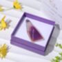 Amethyst Crystal Soap With Real Amethyst Heart Shaped Crystal Inside, thumbnail 1 of 7