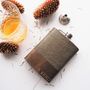 Leather Personalised Hip Flask, thumbnail 1 of 8