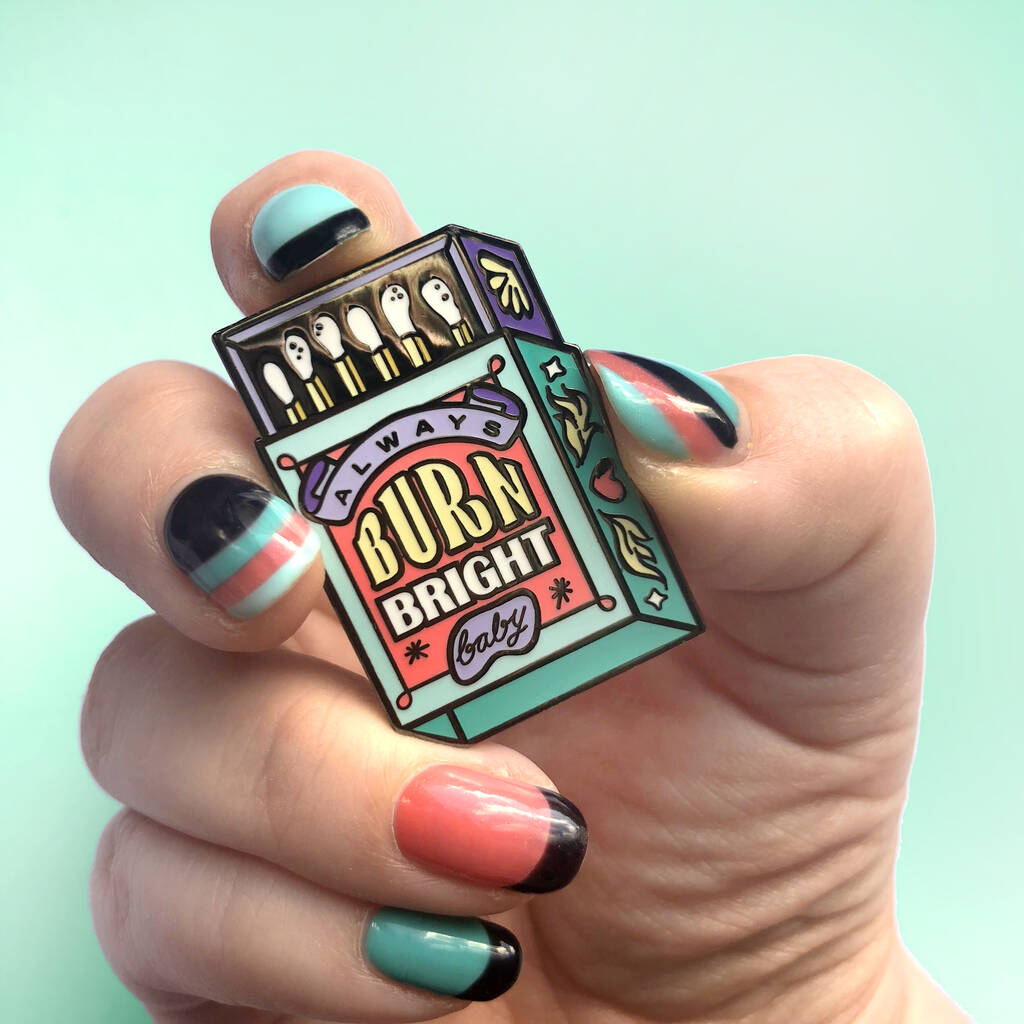 Inspirational Match Enamel Pin Set By Liz Harry Design 