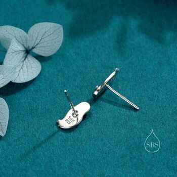 Barn Owl Stud Earrings In Sterling Silver, 7 of 11