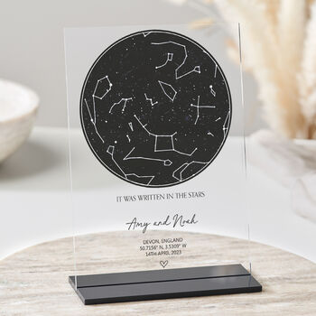 Personalised Constellation Star Map Anniversary Gift, 4 of 11