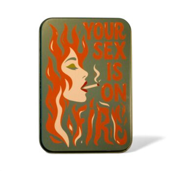 Match Tin Storage Box Candle Home Accessory Matches | Your Sex Is On Fire, 2 of 6