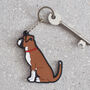 Boxer Key Ring Personalisation Available, thumbnail 3 of 4