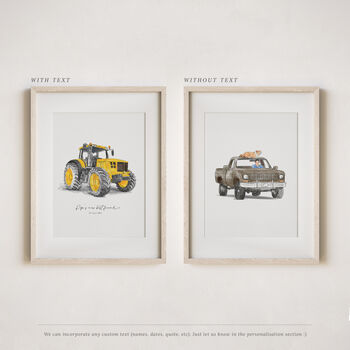 Gift For Him Custom Hand Drawn Car Portrait, 9 of 11