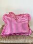 Quilted Indian Block Print Cushion, thumbnail 3 of 4