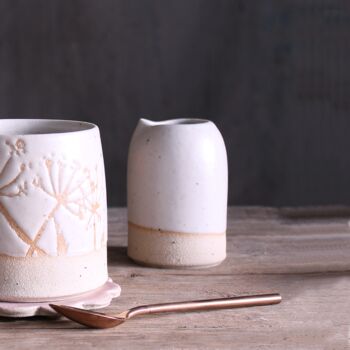 Handmade Stone Ceramic Milk Jug, 2 of 8