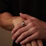 Personalise Tungsten Band Ring, 6 Mm Silver Wedding Band, thumbnail 5 of 10