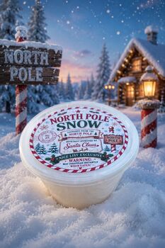 Personalised Candy Floss Snow Officially Nice Badge, 2 of 12