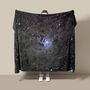 Space Fleece Blanket Purple Iris Nebula, thumbnail 1 of 10
