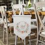 Personalised Wildflower Couple's Initials And Wedding Date Wall Hanging, thumbnail 1 of 4