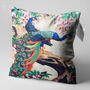 Decorative Peacock Patterned Cushion Cover, thumbnail 3 of 6