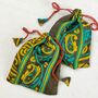Fair Trade Recycled Sari Fabric Refillable Lavender Bag, thumbnail 10 of 12