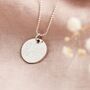 Monogram Three Letter Solid Sterling Silver Necklace, thumbnail 1 of 11