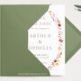 Autumn Wedding Save The Date Cards, thumbnail 3 of 5