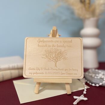 Personalised Godparents Thank You Card, 11 of 11