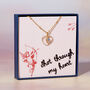 Shot Through The Heart And Birthstone Valentines Necklace, thumbnail 1 of 9