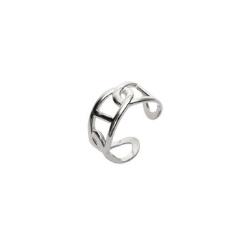 Large Chain Ring Sterling Silver, 10 of 11