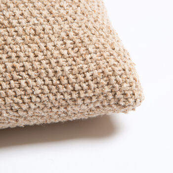 Moss Stitch Cushion Knitting Kit, 3 of 10