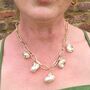 Mabel Shell Charm Chunky Chain Necklace, thumbnail 3 of 4