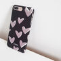 Personalised Heart Print iPhone And Samsung Case, thumbnail 2 of 4