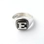 Personalised Initial Silver College Ring, thumbnail 3 of 6