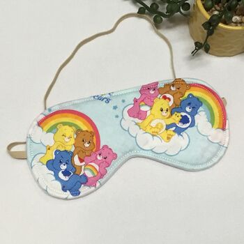 Hand Made Happy Bears Cotton Eye Mask For Kids, 3 of 3