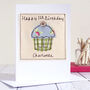 Personalised Cake 1st Or Any Birthday Card For Girl, thumbnail 1 of 12