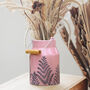 Pink Fern Ceramic Milk Churn Vase, thumbnail 3 of 8