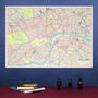 Vintage Map Of London Poster, thumbnail 6 of 9