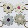 Leather Flower Keyring, thumbnail 12 of 12