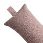 Sherpa Fluffy Sheep Door Draught Excluder Dusky Pink, thumbnail 2 of 4