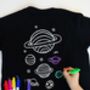 Colour In Cosmic Planets T Shirt, thumbnail 1 of 7