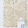 Gold Foil Flower Backdrop Bunting Decoration, thumbnail 1 of 3