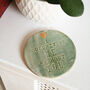 I Wouldn't Be Me Without You Ceramic Coaster, thumbnail 1 of 8