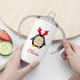 Personalised Christmas Penguin Kids Sippy Cup, thumbnail 3 of 7