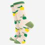 Women's Citrus Fruit Print Bamboo Socks Gift Set, thumbnail 4 of 5