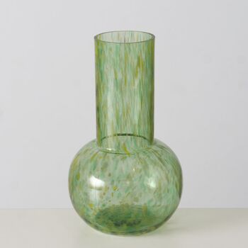Springtime Green Lacquered Glass Vase, 2 of 4