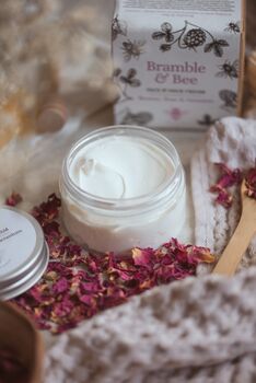 Organic Beeswax, Rose And Geranium Face And Neck Cream, 3 of 4