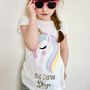 Personalised Sisters Unicorn T Shirts, thumbnail 5 of 11