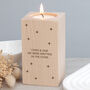 Personalised Stars Wooden Tealight Holder, thumbnail 1 of 5