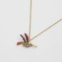 Hummingbird Pendant Necklace, thumbnail 1 of 5