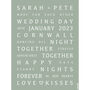 Personalised Wedding Or Anniversary Memories Print, thumbnail 8 of 11