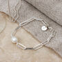 Personalised Sterling Silver Or Gold Pearl Bracelet, thumbnail 2 of 4