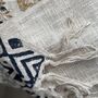 Block Printed Colourful Cotton Sofa Throw, thumbnail 8 of 11