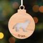 Personalised Wooden Pet Bauble, thumbnail 3 of 5