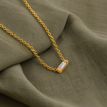 Baguette Necklace, 2 of 2