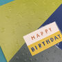 Luxe Simple 'Happy Birthday' Masculine Birthday Card, thumbnail 2 of 2