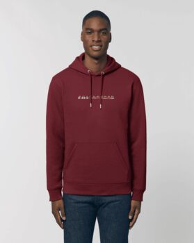 Custom Trip Organic Cotton Unisex Hoodie, 8 of 10