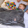 Personalised Children's Pink Hippo Blanket, thumbnail 1 of 11