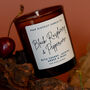 Black Raspberry And Peppercorn Scented Soy Candle, thumbnail 1 of 3